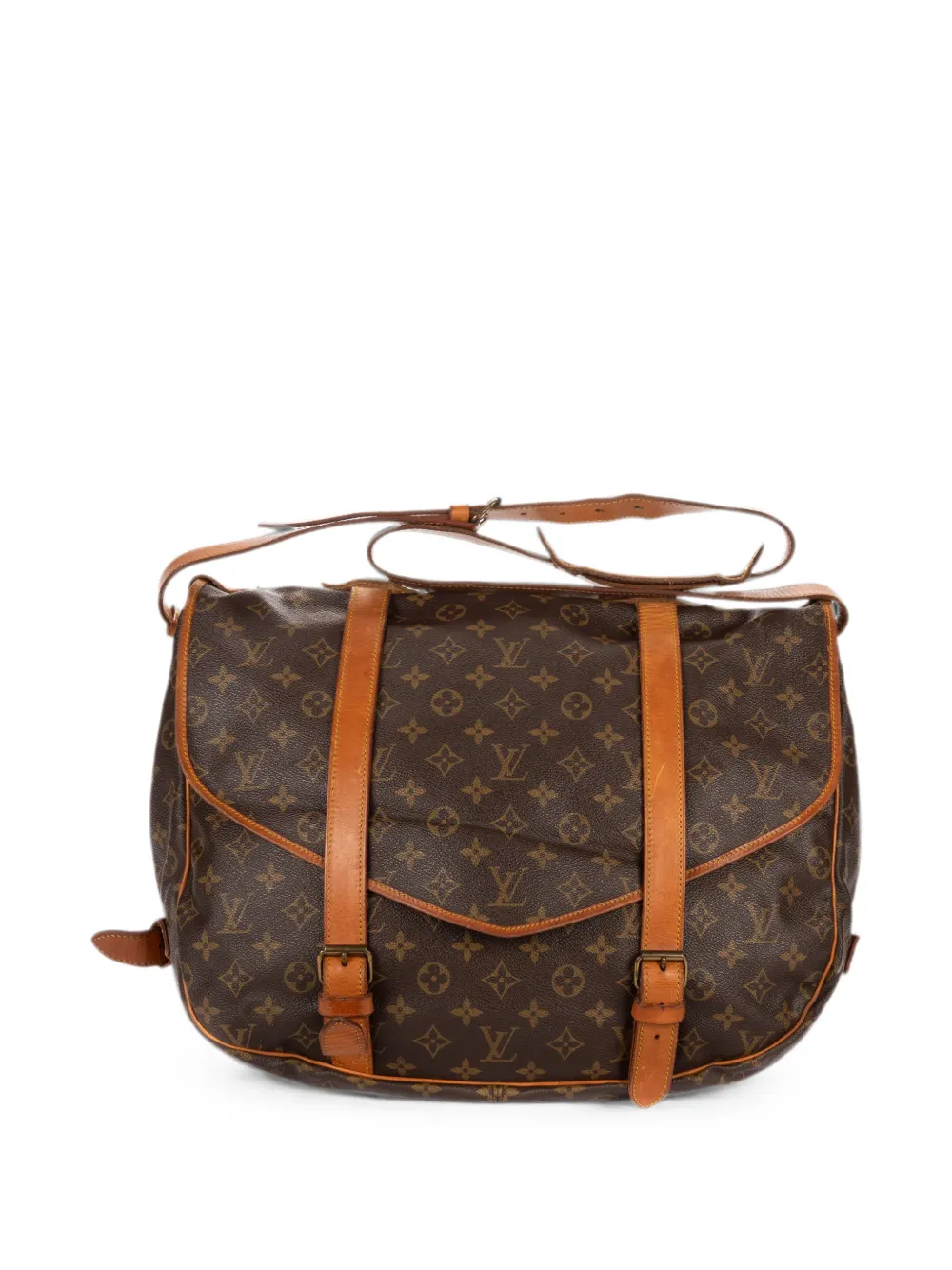 Louis Vuitton Pre-Owned Saumur shoulder bag - Braun