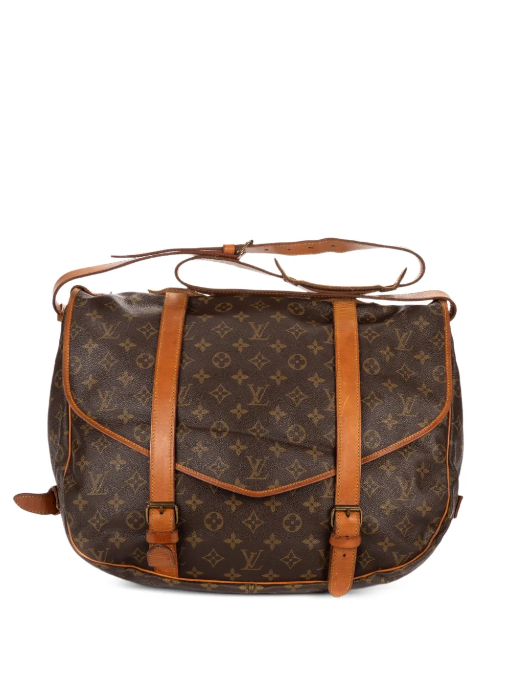 Louis Vuitton Pre-Owned Saumur shoulder bag - Braun