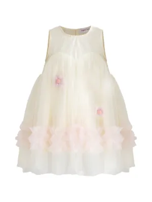 Mimi Tutu Ruffled Ribbon Mini Dress | Pink | FARFETCH KW