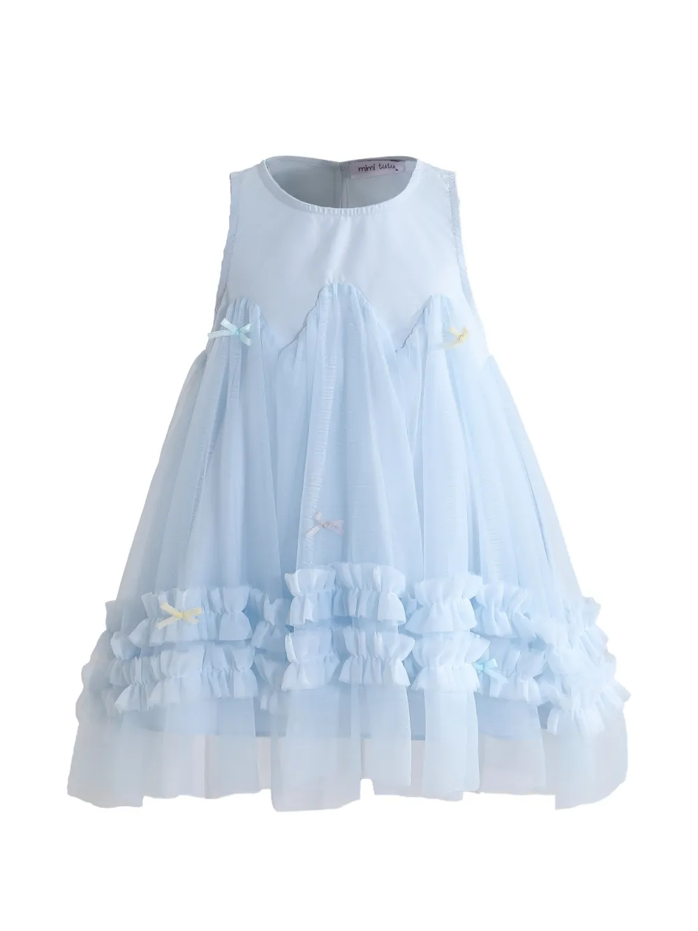 Mimi Tutu Kids' Genevieve Pleated Dress In Blue
