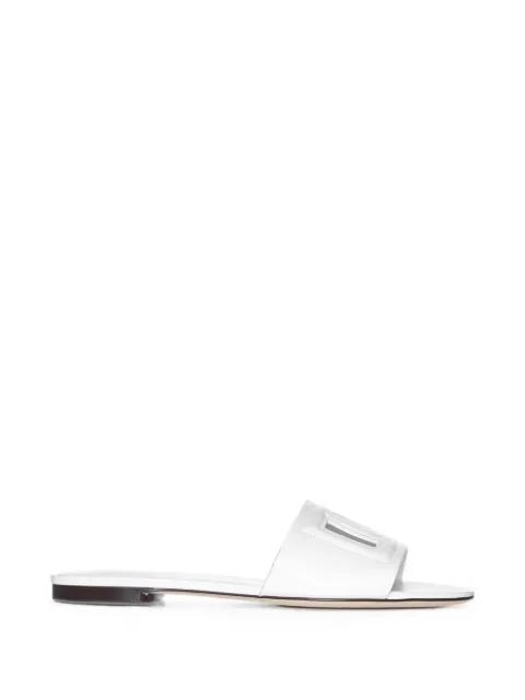 Dolce & Gabbana — logo-cutout sandals