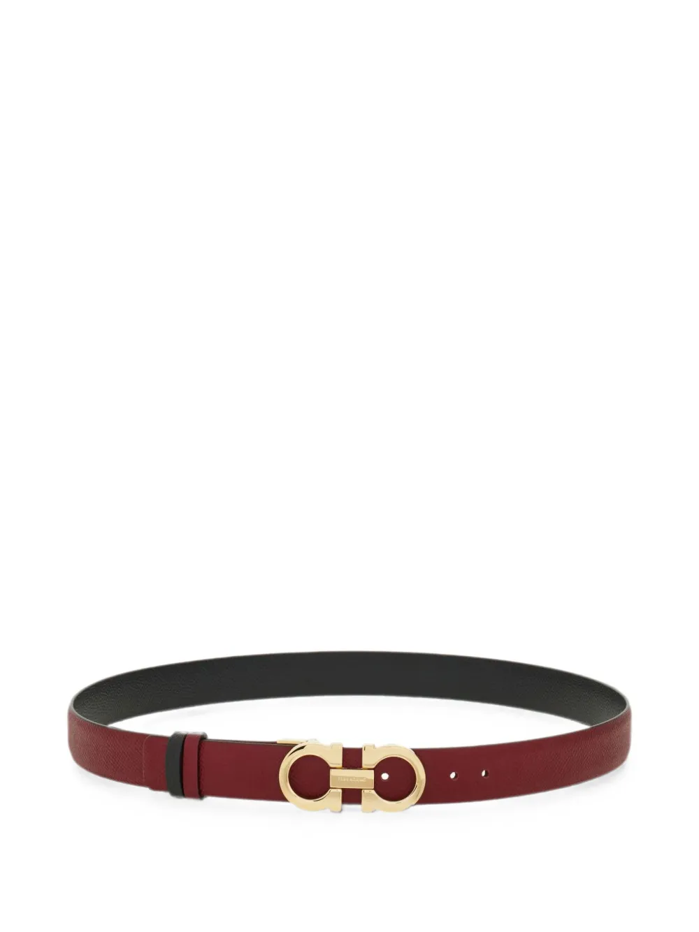 Ferragamo Gancini buckle belt - Rosso
