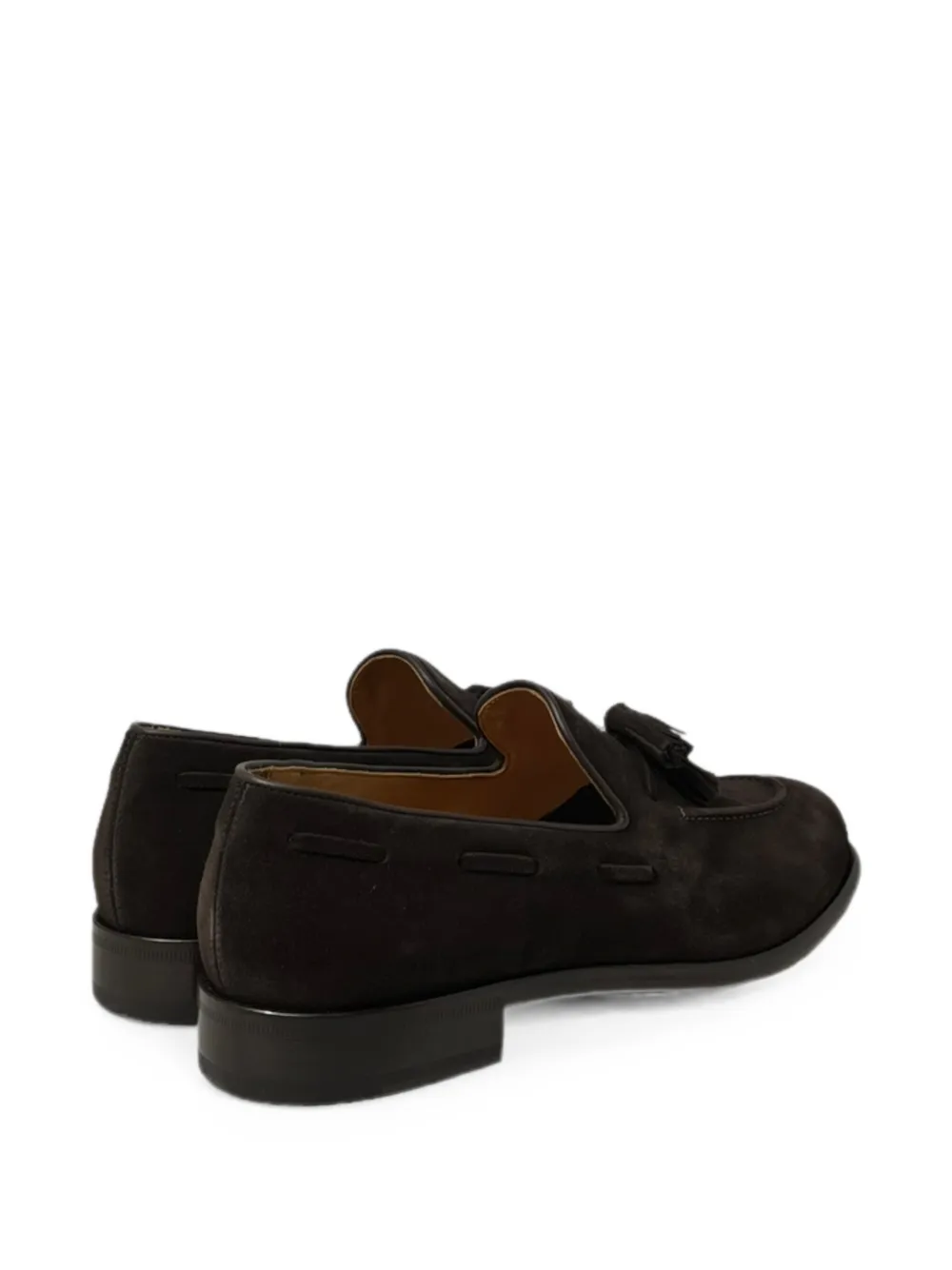 Doucal's tassel-detail suede loafers Bruin