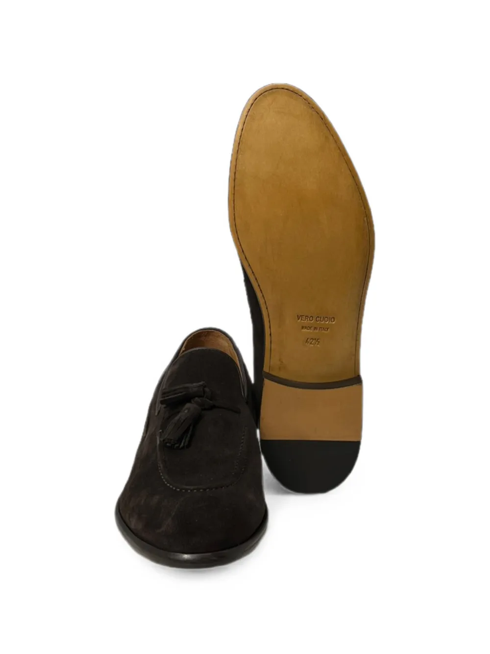 Doucal's tassel-detail suede loafers Bruin