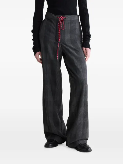 Bellerose Solene check-pattern trousers