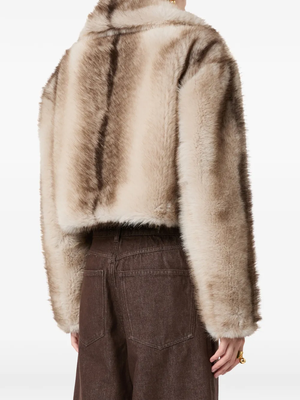 Sportmax Jack met krijtstreep Bruin