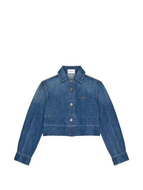 Givenchy cropped denim jacket