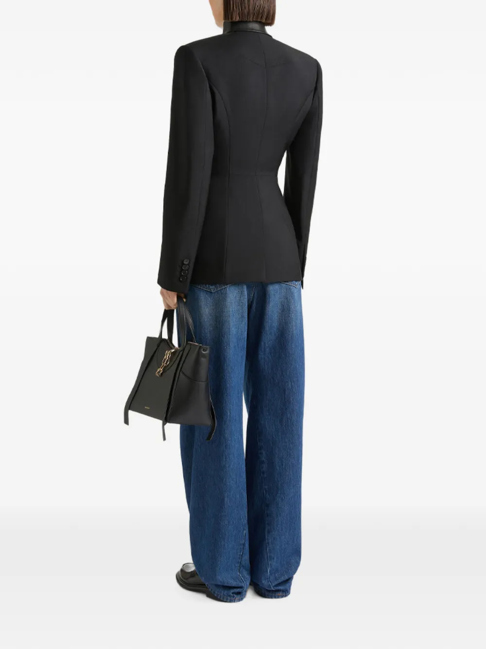 Givenchy Medium Cocoon jeans Blauw