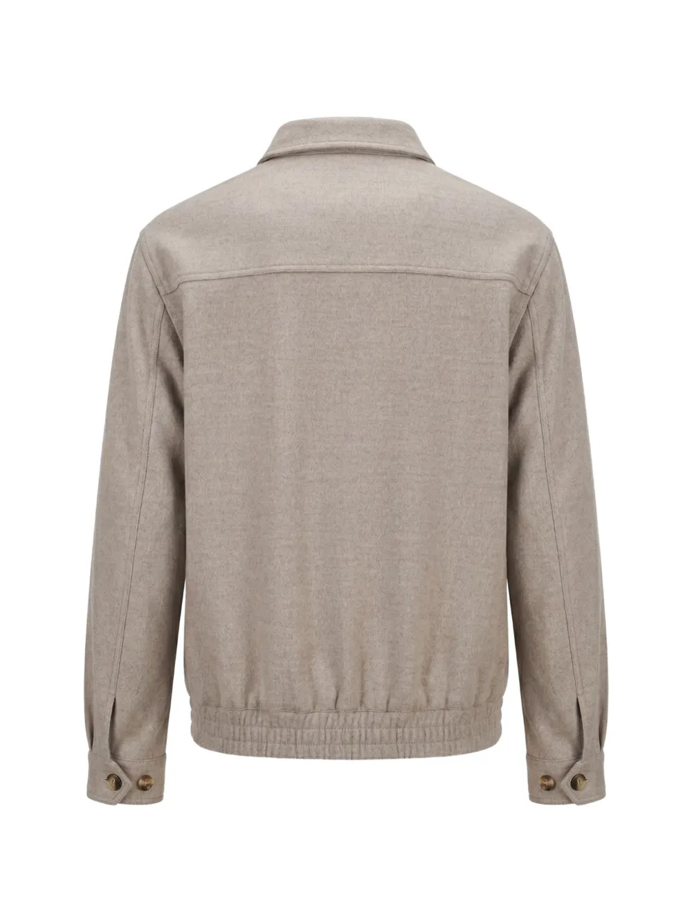 Brunello Cucinelli Jack met rits Beige