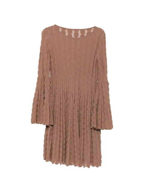 Antonino Valenti textured bell-sleeve mini dress