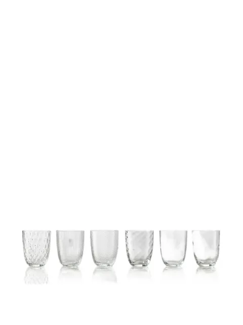 NasonMoretti Idra textured glass (six-person setting)