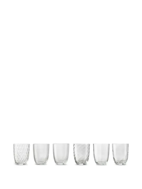 NasonMoretti Idra textured glass (six-person setting)
