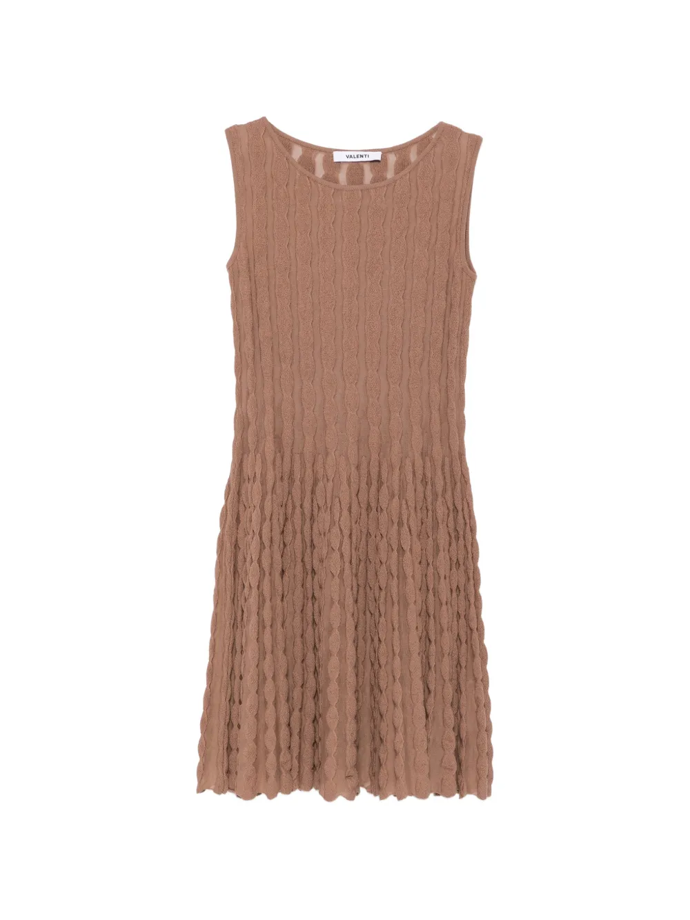 Antonino Valenti textured-knit sleeveless mini dress