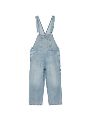 Pleats Please Issey Miyake Cotton Denim Jumpsuit | Blue | FARFETCH