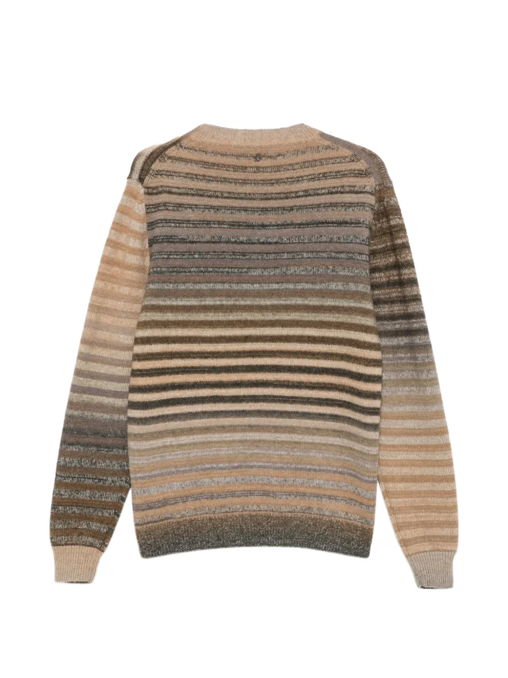 DONDUP striped wool-blend sweater Bruin