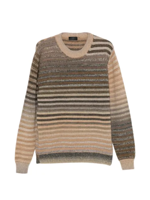 DONDUP striped wool-blend sweater