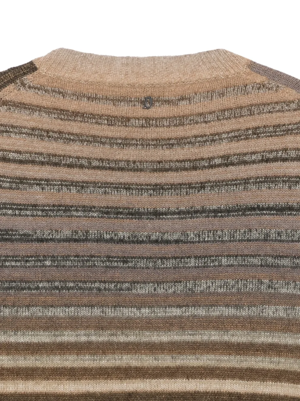 DONDUP striped wool-blend sweater Bruin