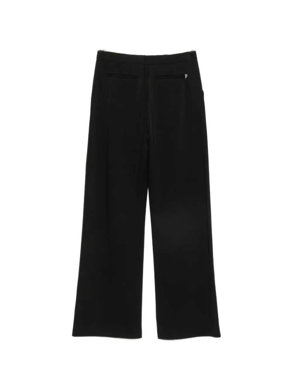 DONDUP Broek met wijde pijpen Zwart