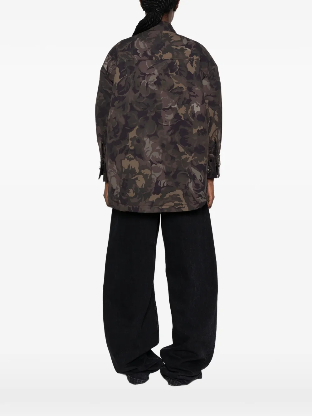 PINKO Verfraaide jas Bruin