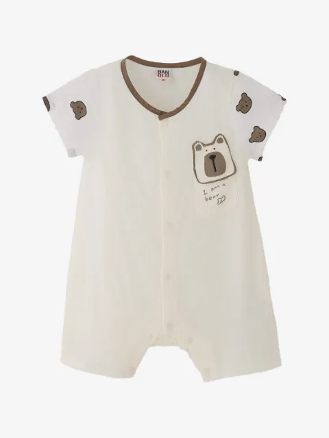 BANBLU bear-patch romper