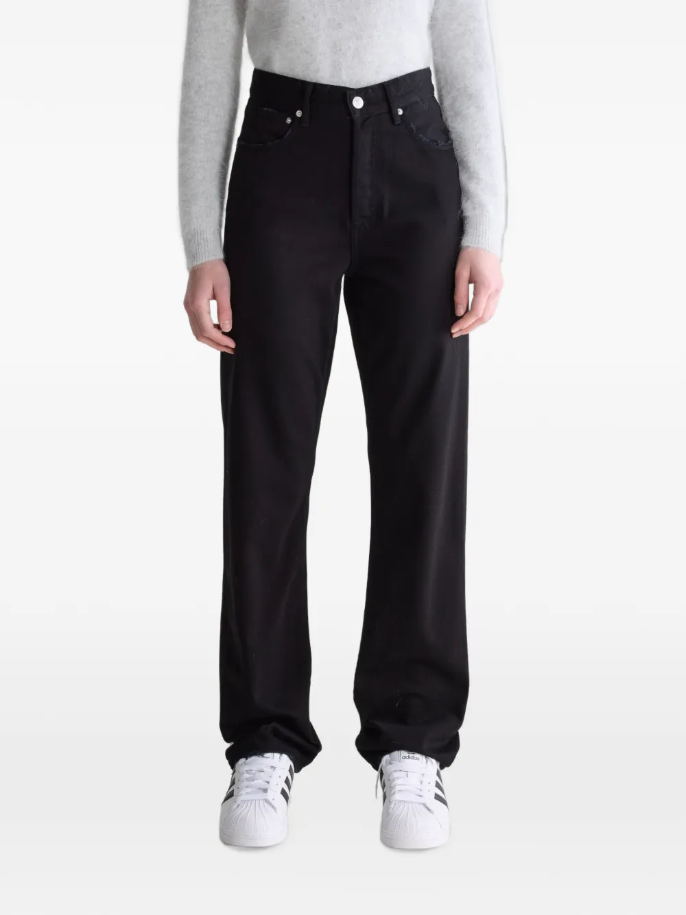 Bellerose 35 Katy straight-leg jeans - Nero