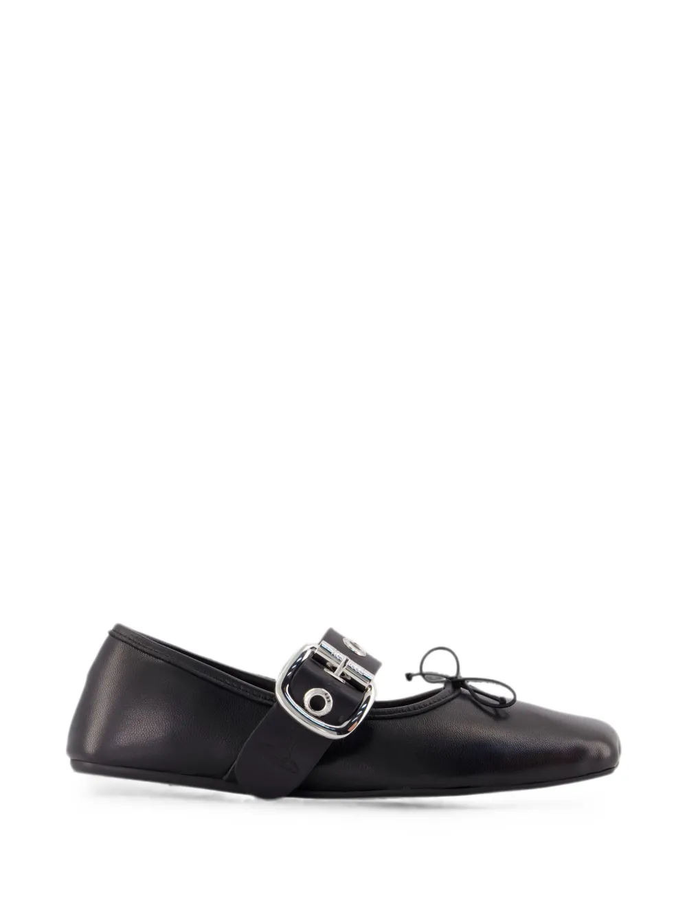 Vivienne Westwood Alice buckle-strap ballet flats - Nero