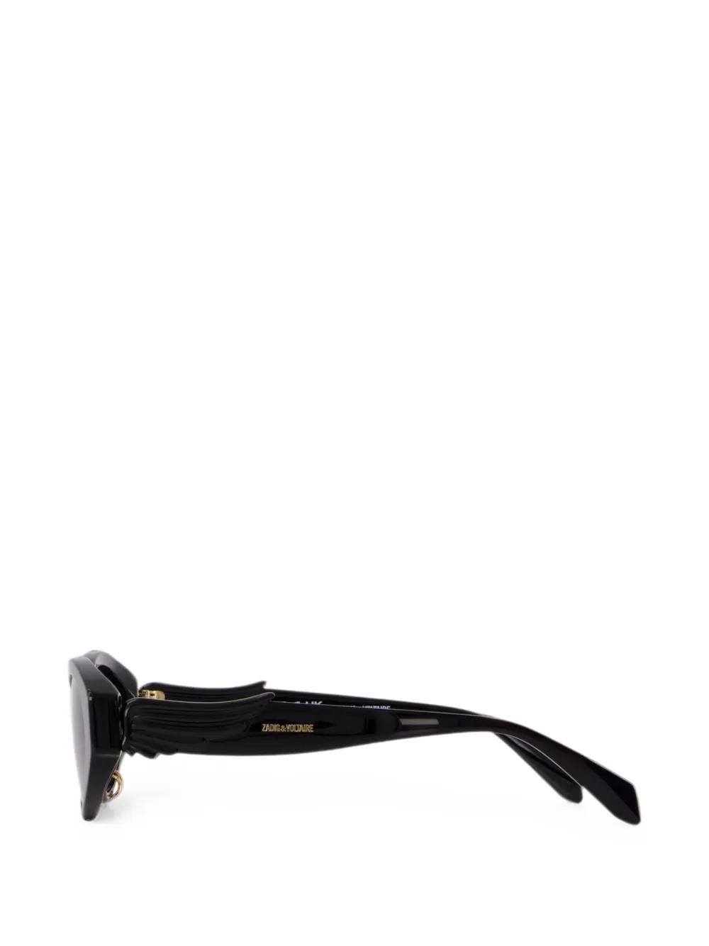 Zadig&Voltaire ZV26W1 zonnebril met vleugeldetail Zwart