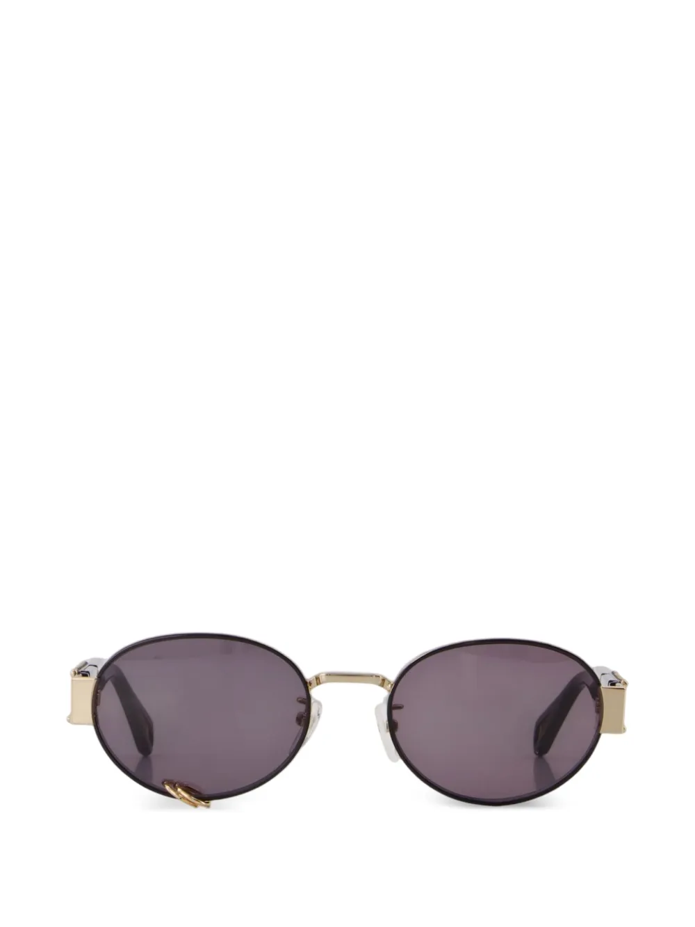 Zadig&Voltaire ZV26W3 studded oval-frame sunglasses - Nero