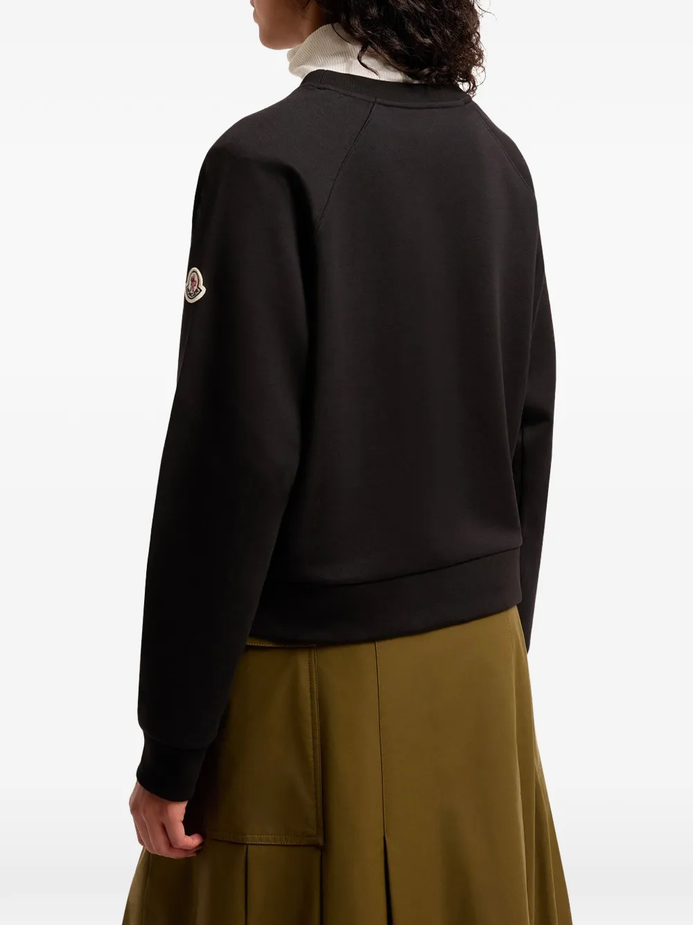 Moncler Sweater met ronde hals Zwart