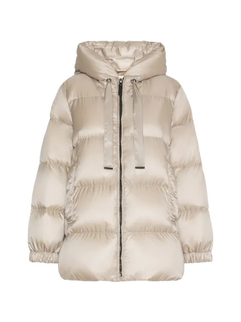 Max Mara chamarra capitonada con capucha