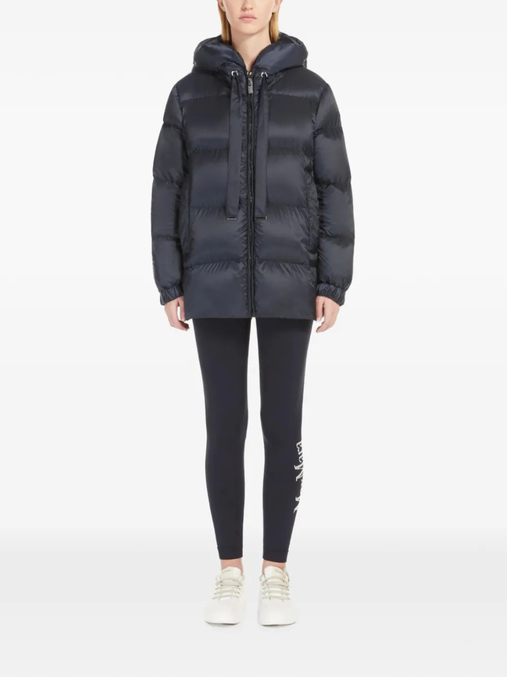 Max Mara Waterafstotend donsjack Blauw