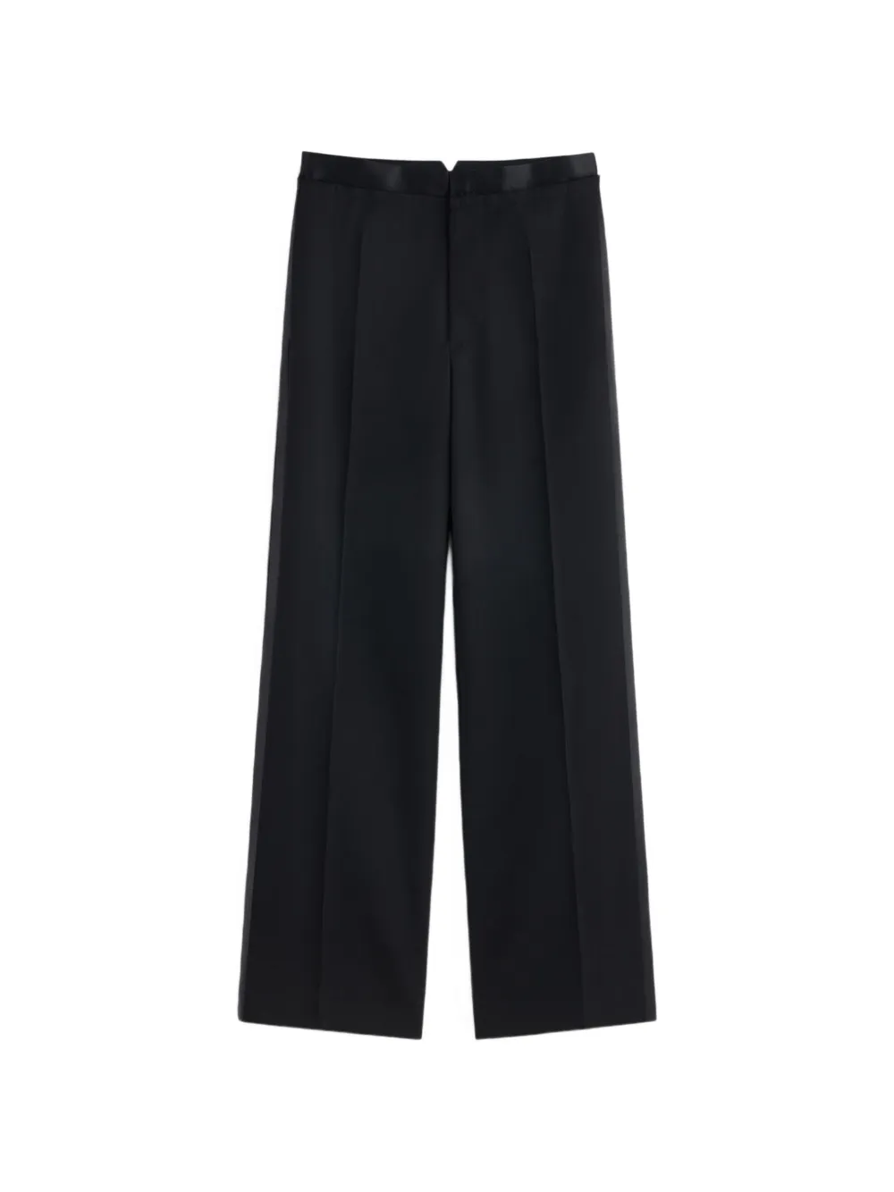 Maison Margiela satin-waist virgin-wool tuxedo trousers