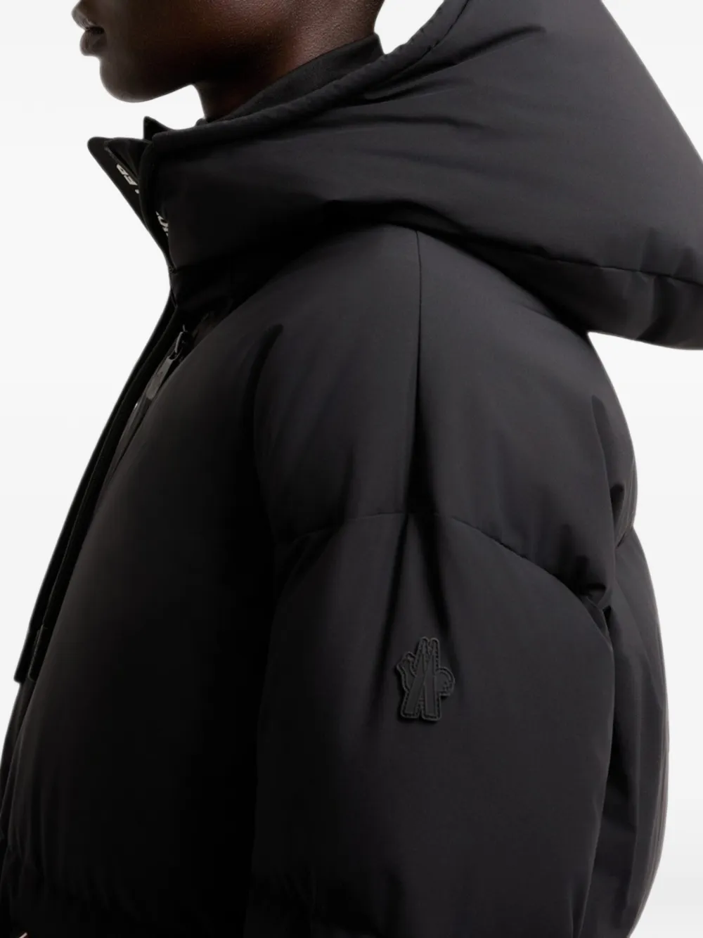 Moncler Grenoble Gewatteerde jas Zwart