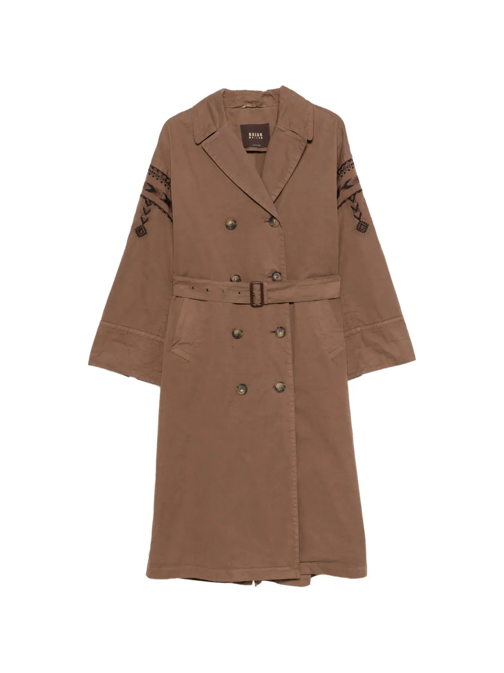Bazar Deluxe Doppelreihiger Trenchcoat - Braun