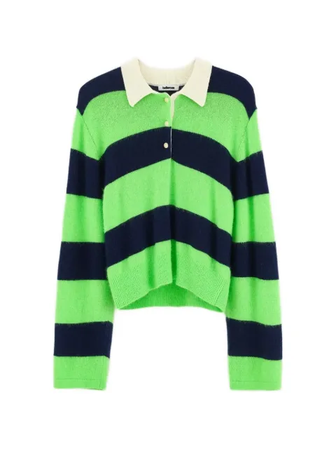 Bellerose jersey a rayas con cuello de polo