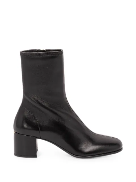 Prada logo-plaque ankle boots