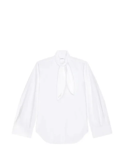 Givenchy cocoon shirt in poplin with bow