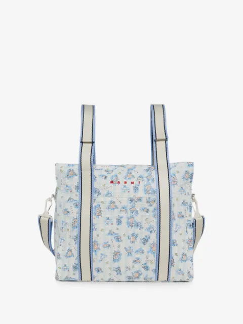 Marni Kids pañalera con estampado gráfico