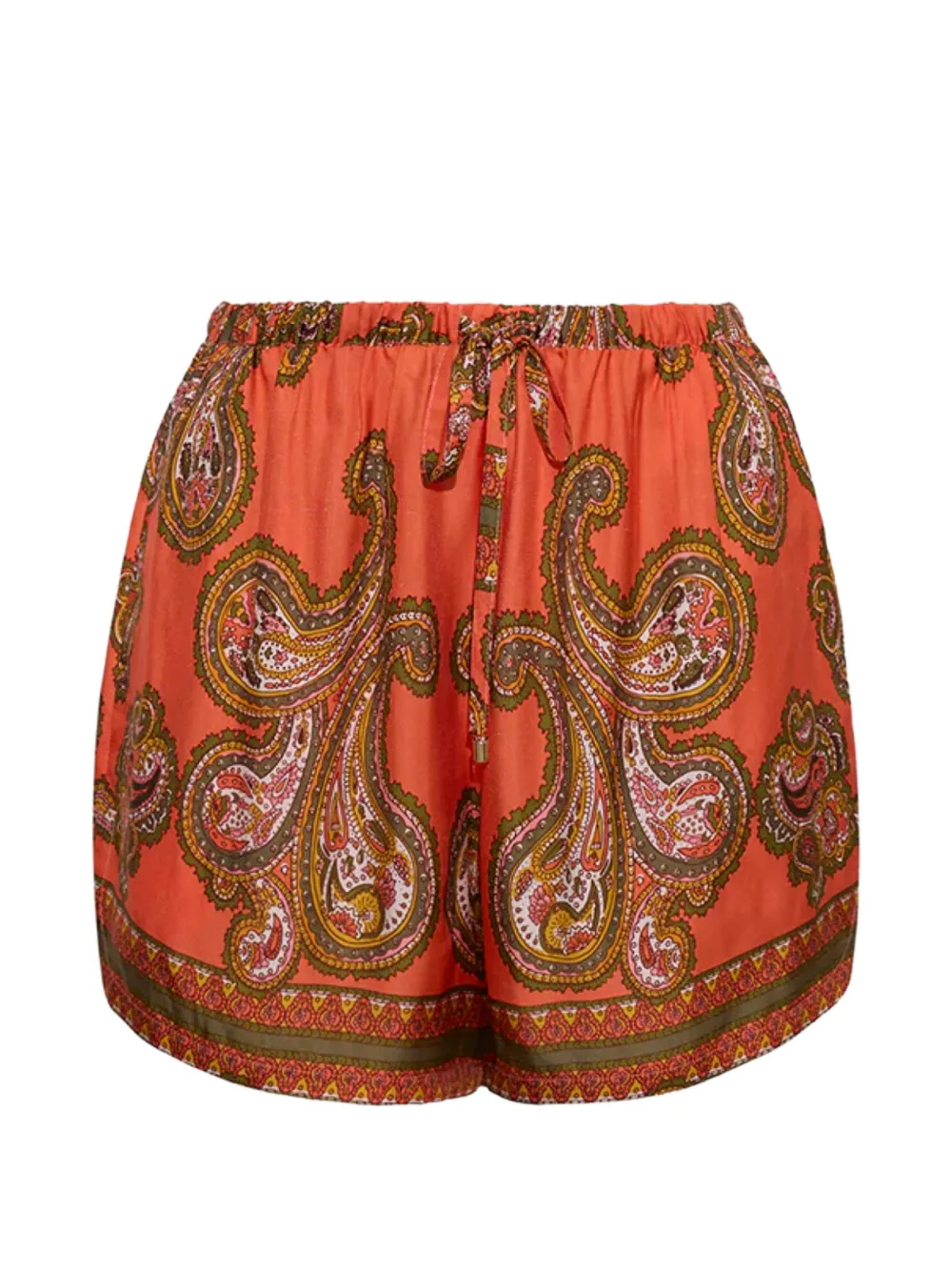 Cara Cara Girona paisley-print shorts - Arancione