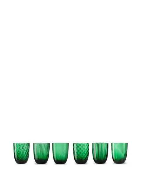 NasonMoretti Idra textured glasses (six-person setting)