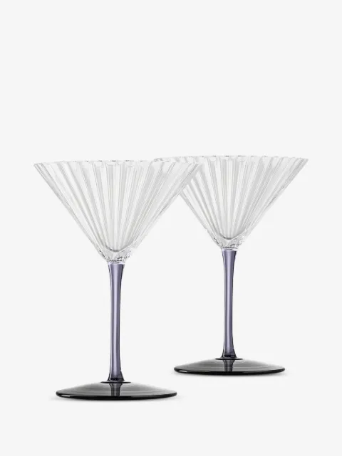 NasonMoretti vasos de martini texturizadas (para dos personas)
