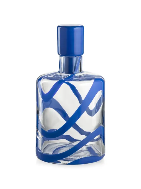 NasonMoretti Cyrcus swirl-pattern decanter
