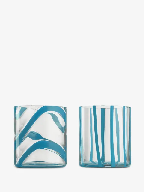 NasonMoretti verres Cyrcus (service pour deux personnes)