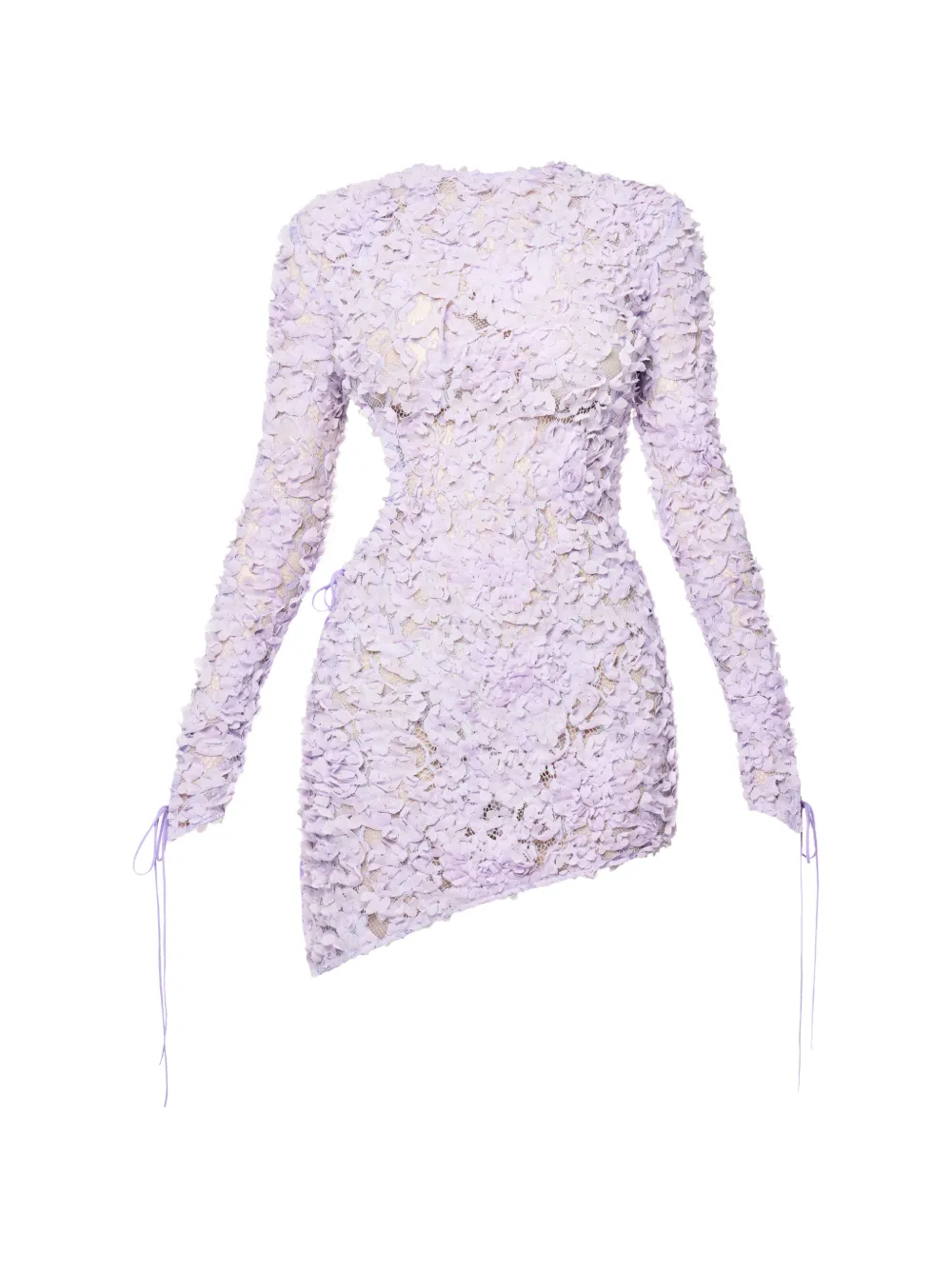 ANOUKI guipure lace cutout mini dress - Viola