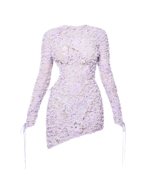 ANOUKI guipure lace cutout mini dress