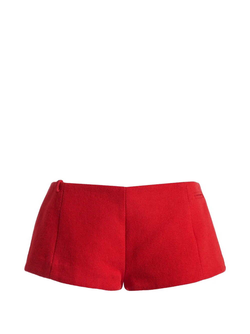 Christopher Esber Archie moiré shorts - Rosso