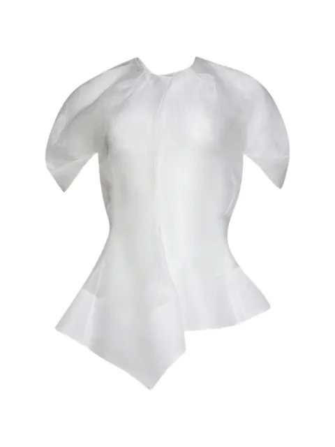 KHAITE Rumi asymmetric-hem top