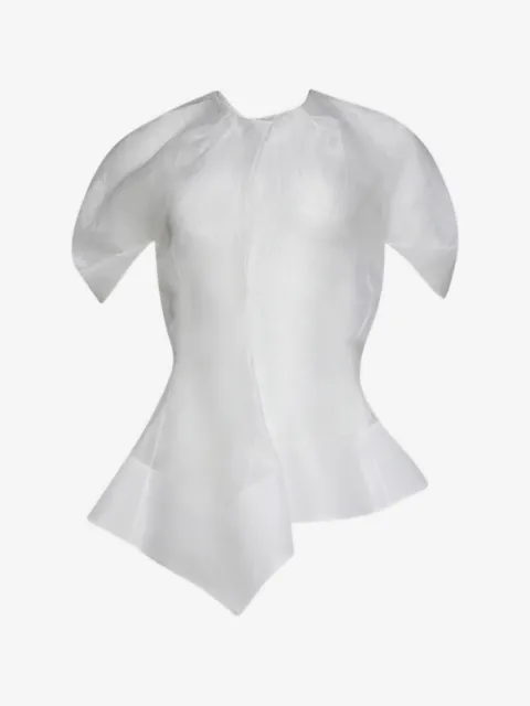 KHAITE Rumi asymmetric-hem top
