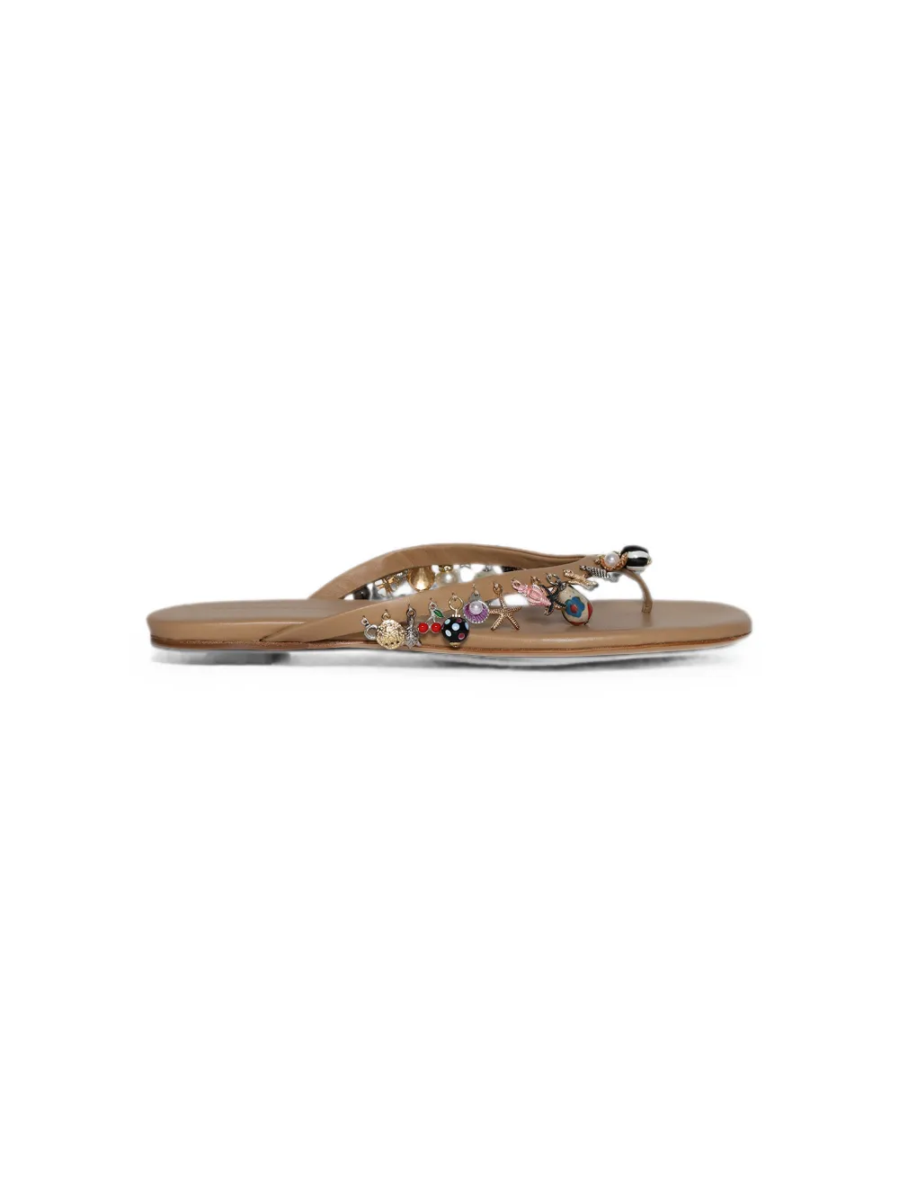Christopher Esber Memento charm sandals Beige