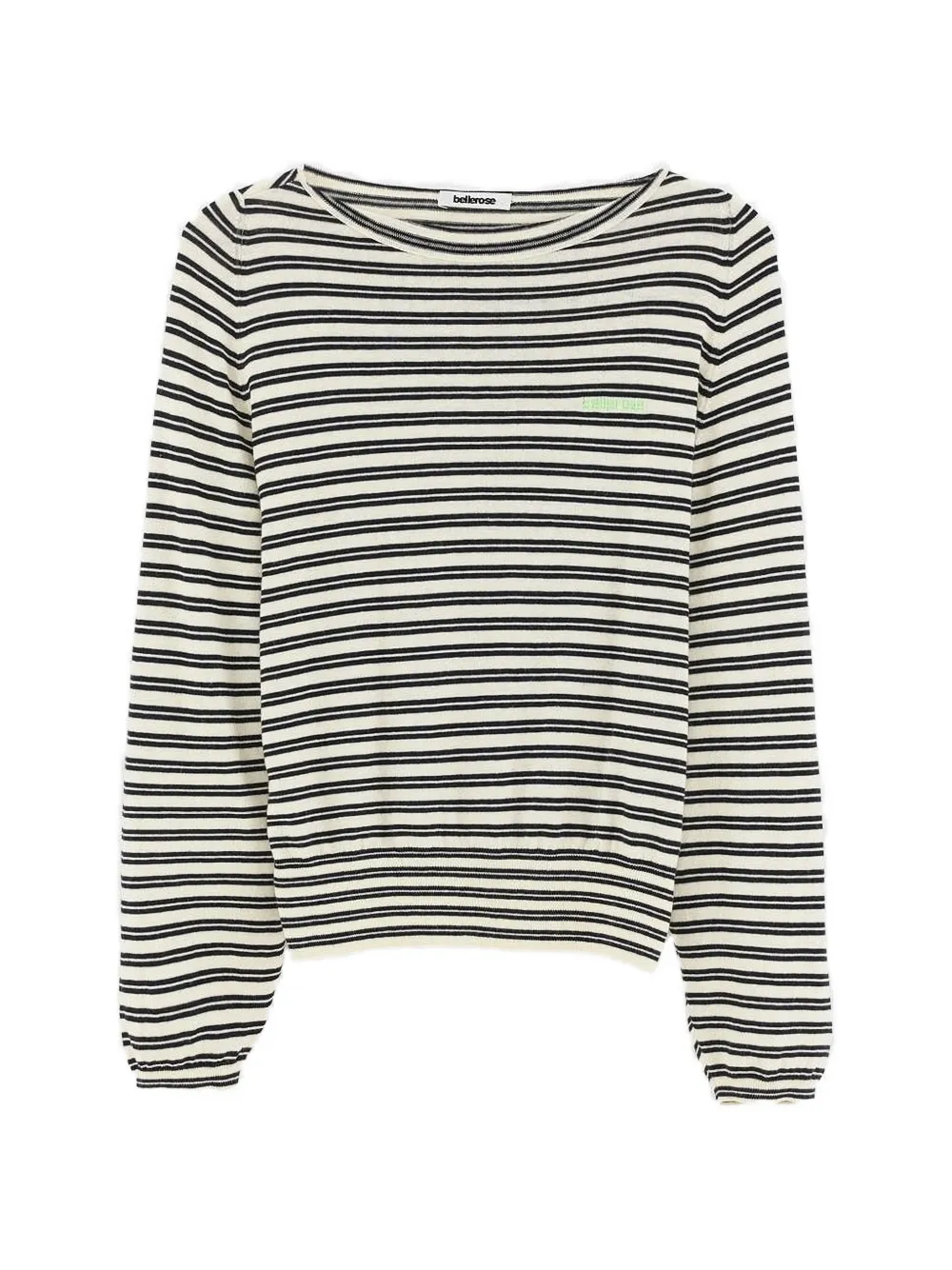 Bellerose Gerhi horizontal-stripe sweater - Bianco